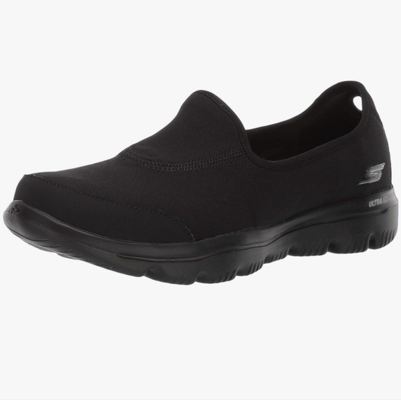 Skechers GOwalk UltraGo Legacy Black Slip-On Walking Shoes - Women's 8.5 - Picture 1 of 16
